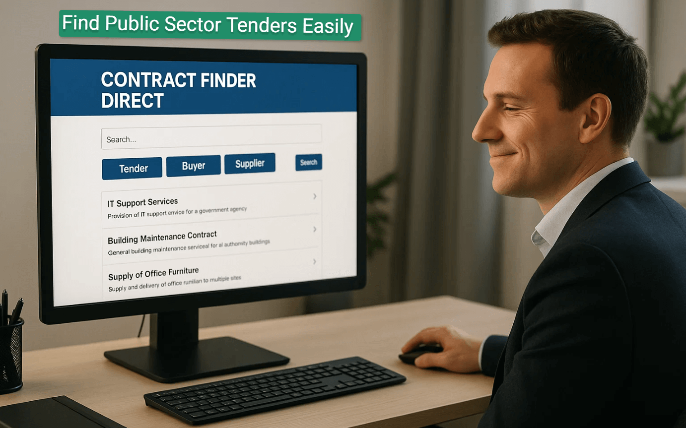 Search tenders with Contract Finder Direct a Contract Finder UK alternative